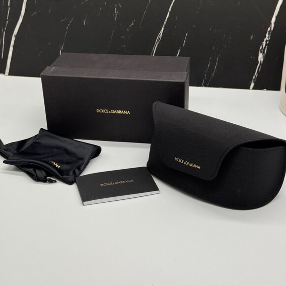 NEW DOLCE&GABBANA DG2317 02/71 GOLD/BLACK SUNGLASSES DG2317 0271 EYEWEAR - Picture 13 of 13